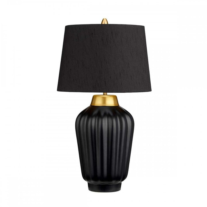 Quintiesse QN-BEXLEY-TL-BKBB Bexley 1 Light Table Lamp - Black &amp; Brushed Brass