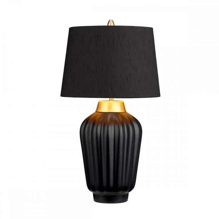 Quintiesse QN-BEXLEY-TL-BKBB Bexley 1 Light Table Lamp - Black &amp; Brushed Brass