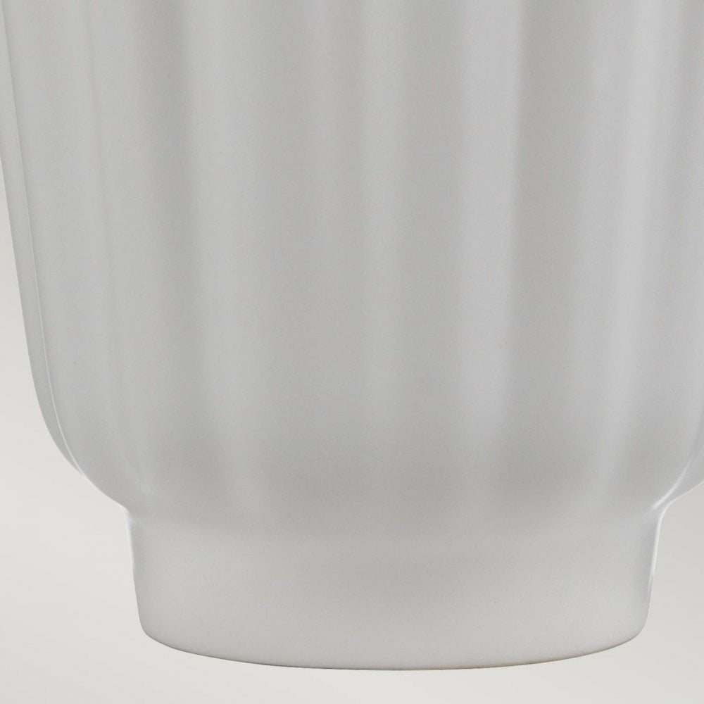Quintiesse QN-BEXLEY-TL-WBB Bexley 1 Light Table Lamp - White &amp; Brushed Brass