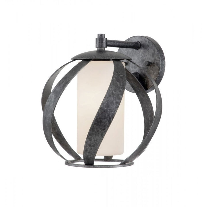 Quoizel QN-BLACKSMITH1-OBK Blacksmith 1 Light Outdoor Wall Light Old Black