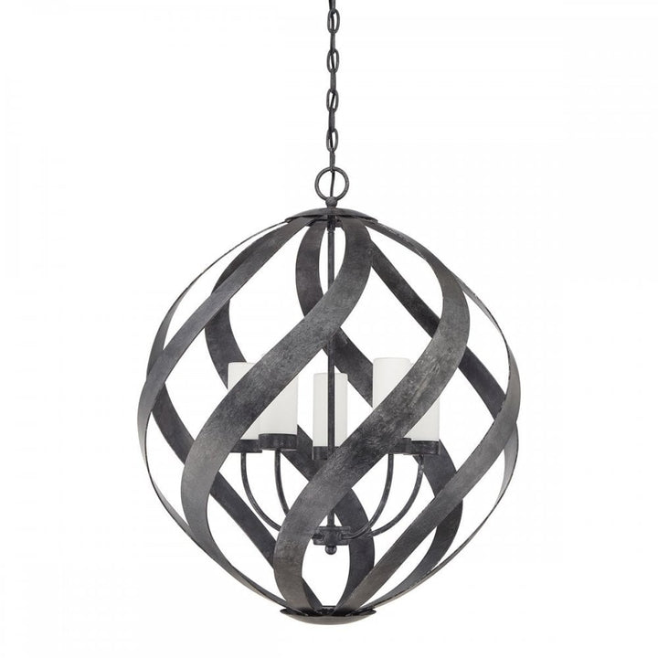 Quoizel QN-BLACKSMITH-5P-OBK Blacksmith 5 Light Outdoor Chandelier Old Black