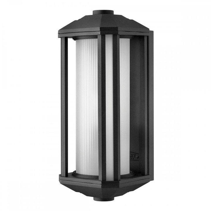 Hinkley QN-CASTELLE-M-BLK Castelle 1 Light Medium Wall Lantern - Black