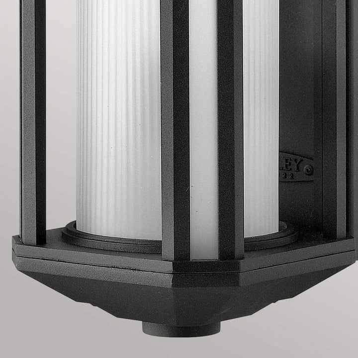 Hinkley QN-CASTELLE-M-BLK Castelle 1 Light Medium Wall Lantern - Black
