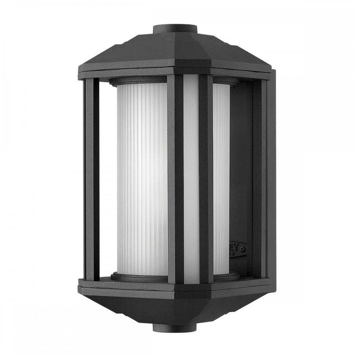 Hinkley QN-CASTELLE-S-BLK Castelle 1 Light Small Wall Lantern - Black