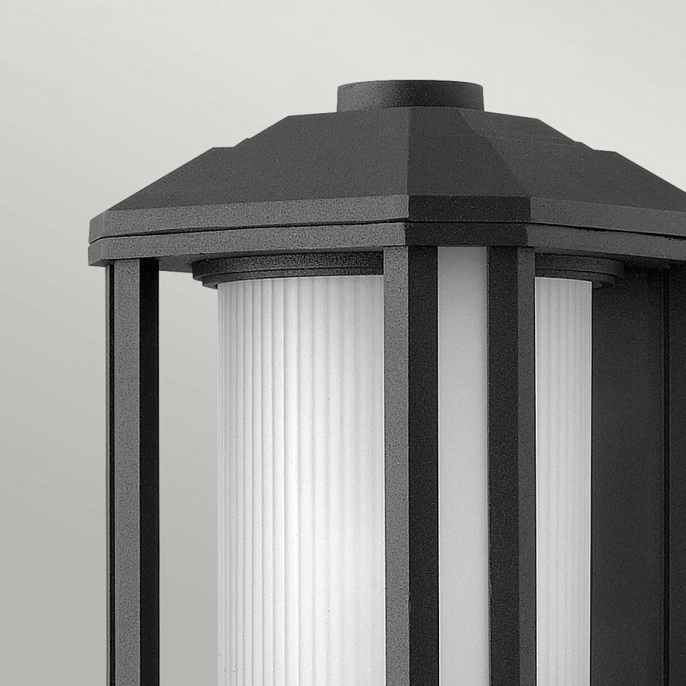 Hinkley QN-CASTELLE-S-BLK Castelle 1 Light Small Wall Lantern - Black