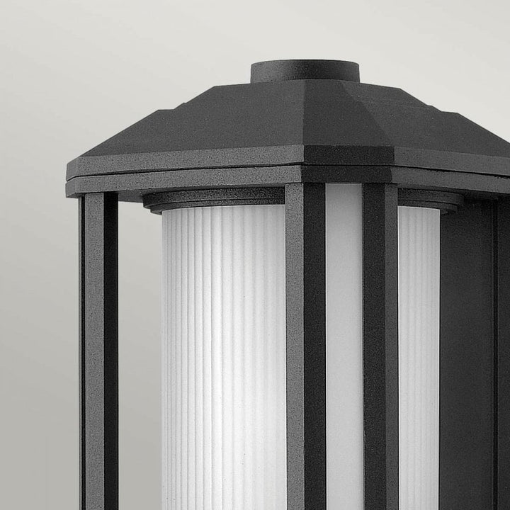 Hinkley QN-CASTELLE-S-BLK Castelle 1 Light Small Wall Lantern - Black