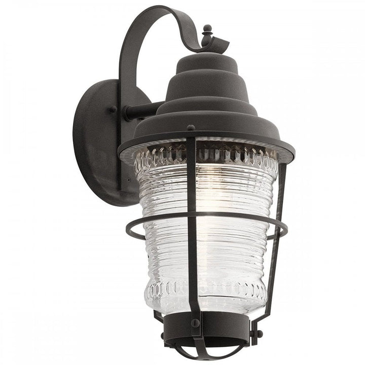 Kichler QN-CHANCE-HARBOR-L Chance Harbor 1 Light Large Wall Lantern Weathered Zinc