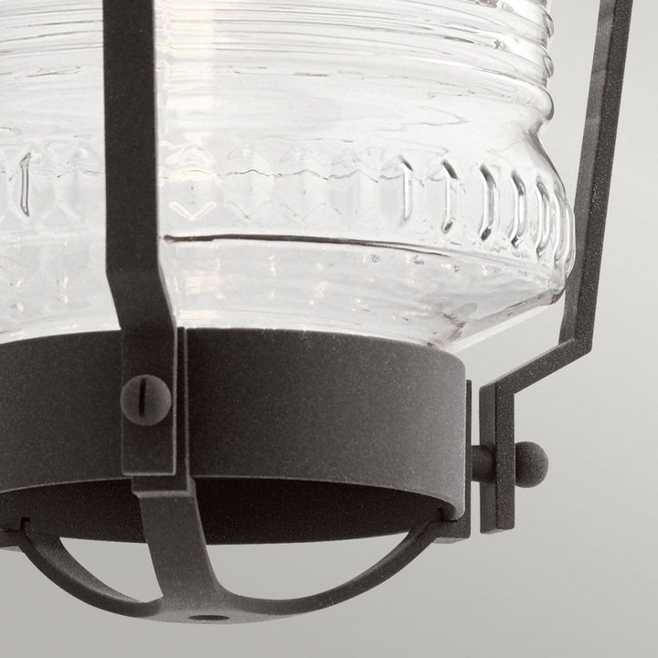 Kichler QN-CHANCE-HARBOR-L Chance Harbor 1 Light Large Wall Lantern Weathered Zinc
