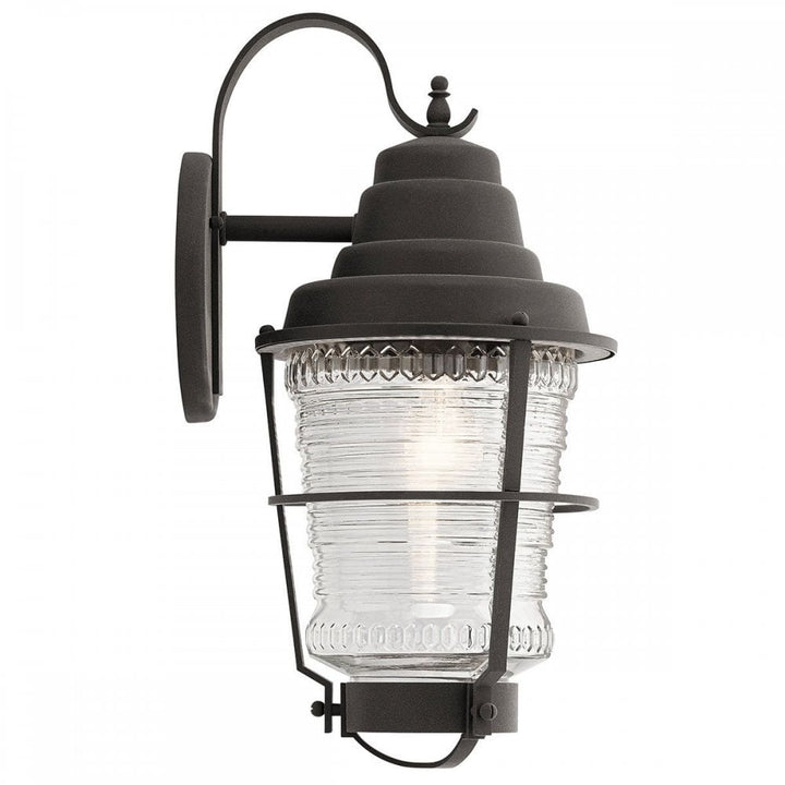 Kichler QN-CHANCE-HARBOR-L Chance Harbor 1 Light Large Wall Lantern Weathered Zinc