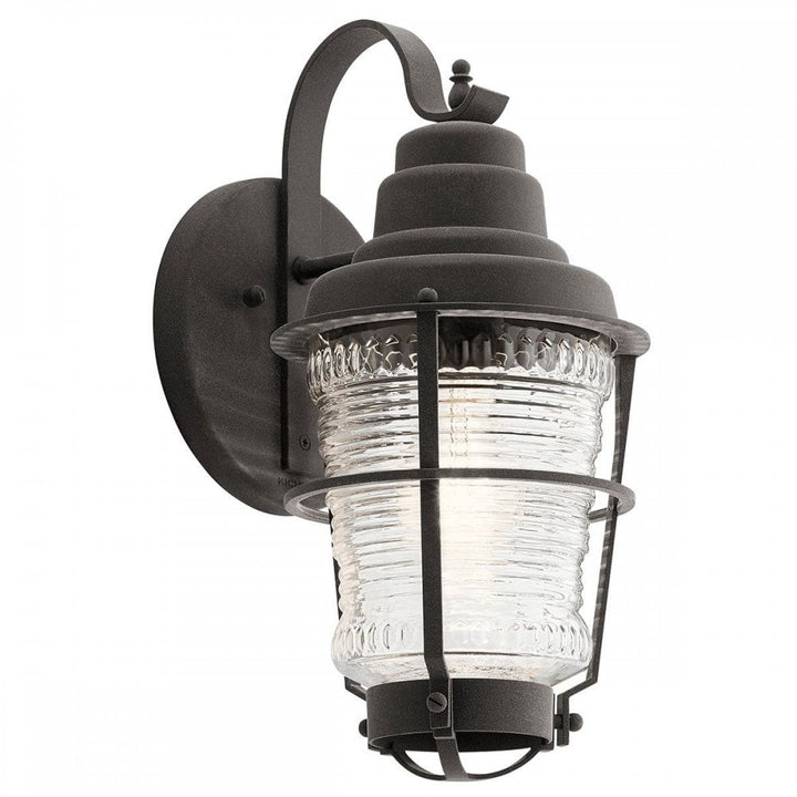 Kichler QN-CHANCE-HARBOR-S Chance Harbor 1 Light Small Wall Lantern Weathered Zinc