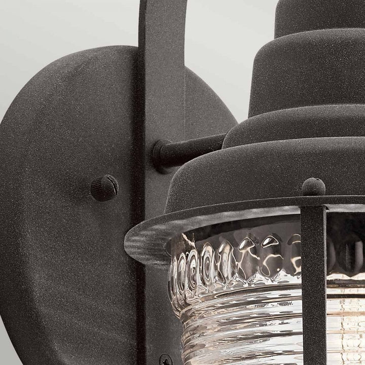 Kichler QN-CHANCE-HARBOR-S Chance Harbor 1 Light Small Wall Lantern Weathered Zinc