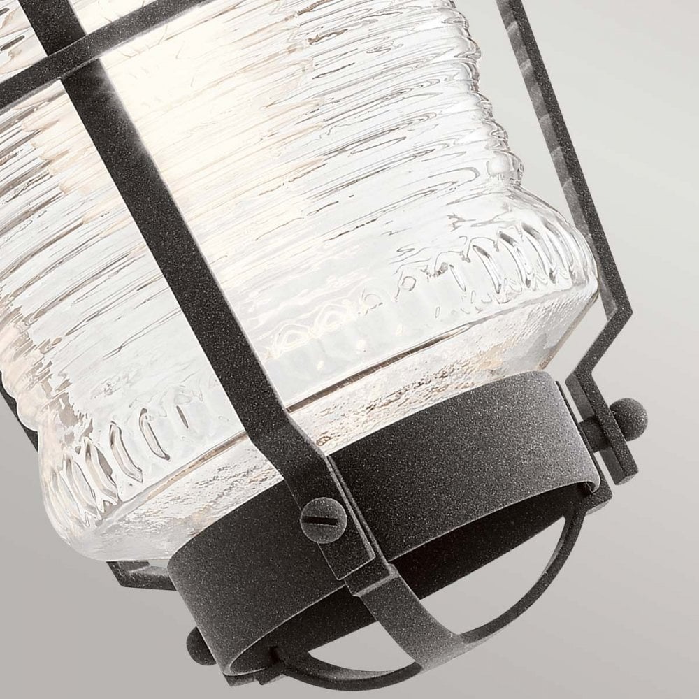 Kichler QN-CHANCE-HARBOR-S Chance Harbor 1 Light Small Wall Lantern Weathered Zinc