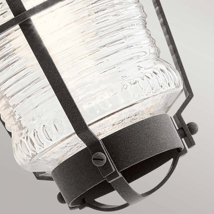 Kichler QN-CHANCE-HARBOR-S Chance Harbor 1 Light Small Wall Lantern Weathered Zinc