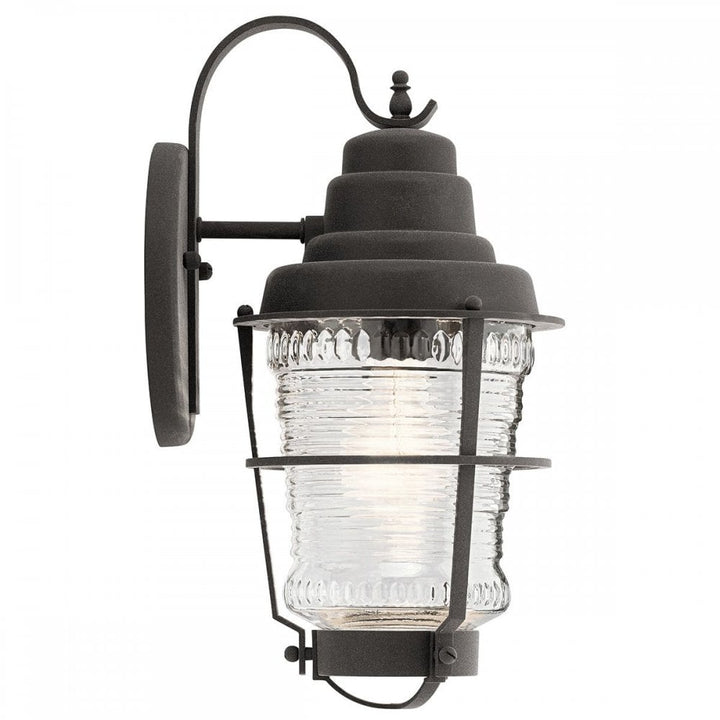 Kichler QN-CHANCE-HARBOR-S Chance Harbor 1 Light Small Wall Lantern Weathered Zinc