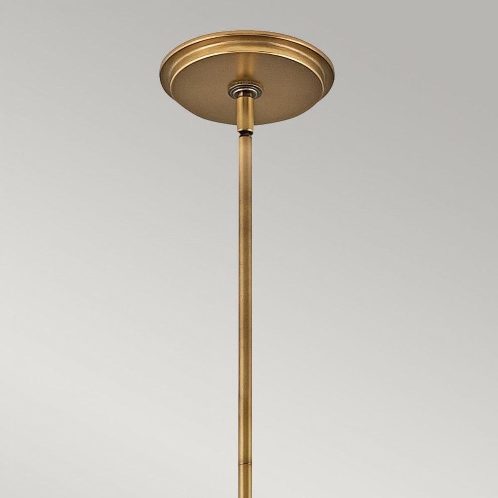 Hinkley QN-ECHELON-4P Echelon 4 Light Pendant Heritage Brass