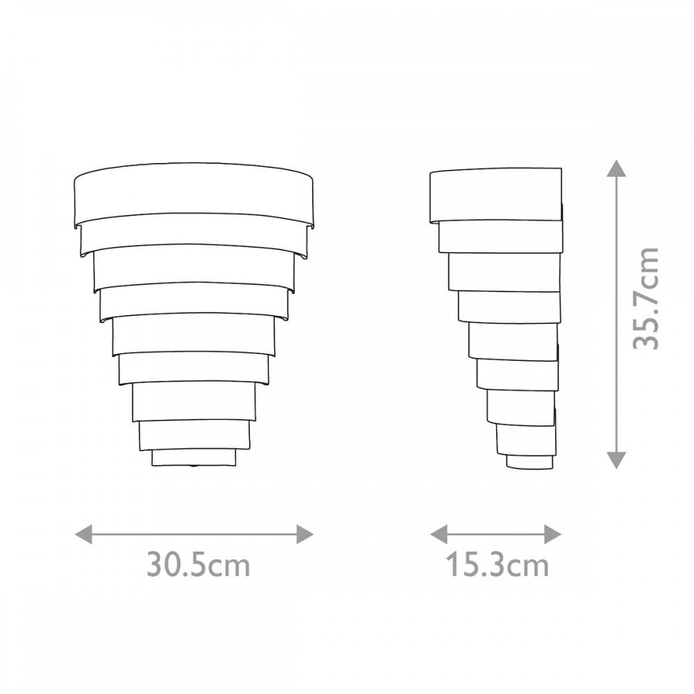 Hinkley QN-ECHELON-W Echelon LED Wall Light Heritage Brass