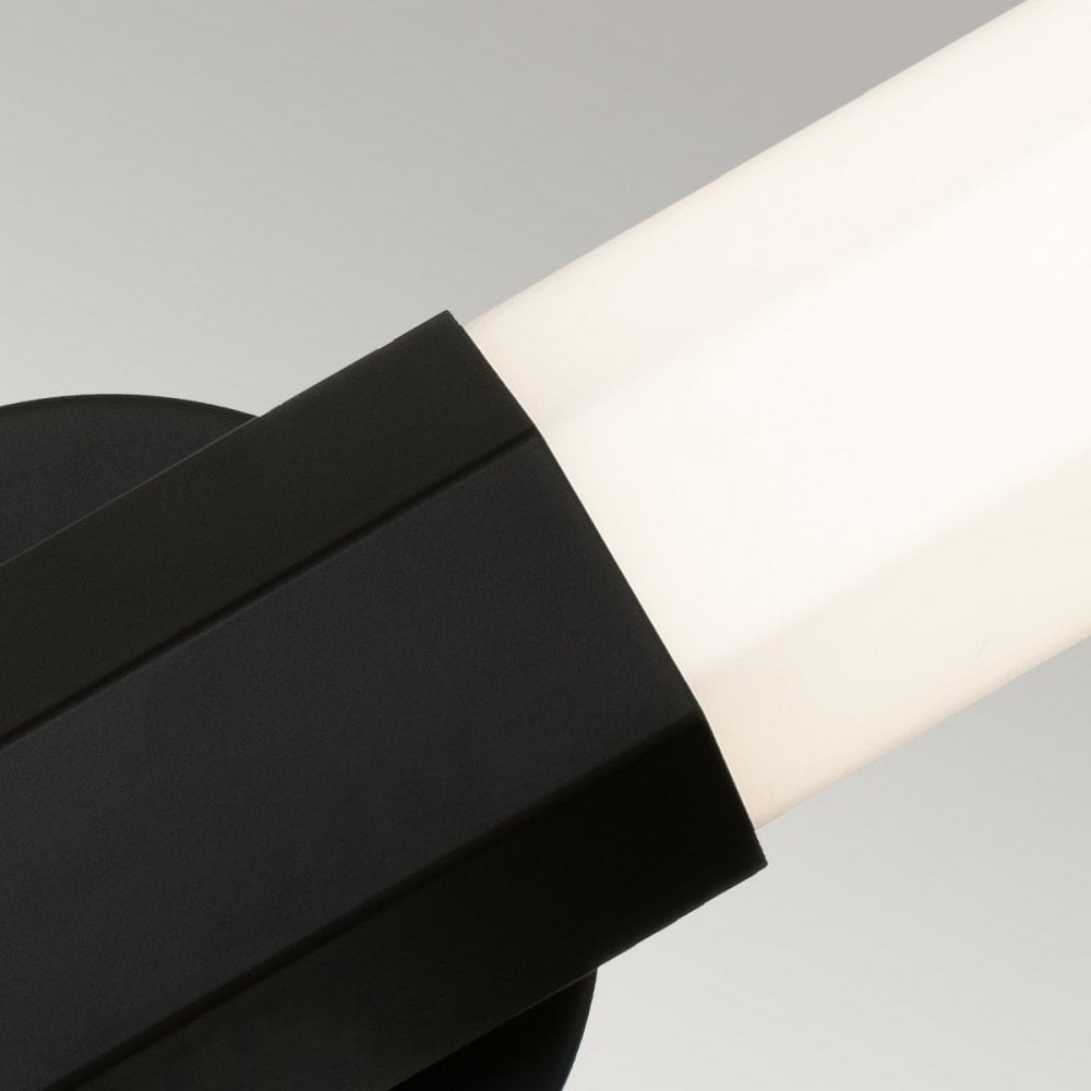 Hinkley QN-FACET-LED2-BK-BATH Facet Dual LED Wall Light Matte Black