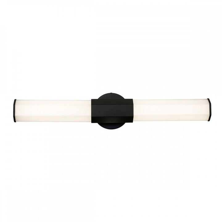 Hinkley QN-FACET-LED2-BK-BATH Facet Dual LED Wall Light Matte Black
