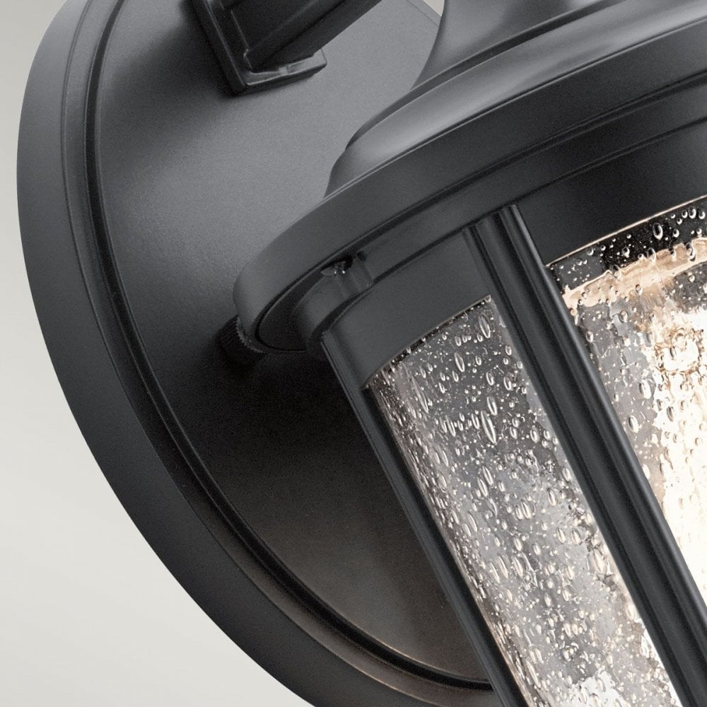 Kichler QN-FAIRFIELD-M-BK Fairfield 1 Light Medium Wall Lantern - Black