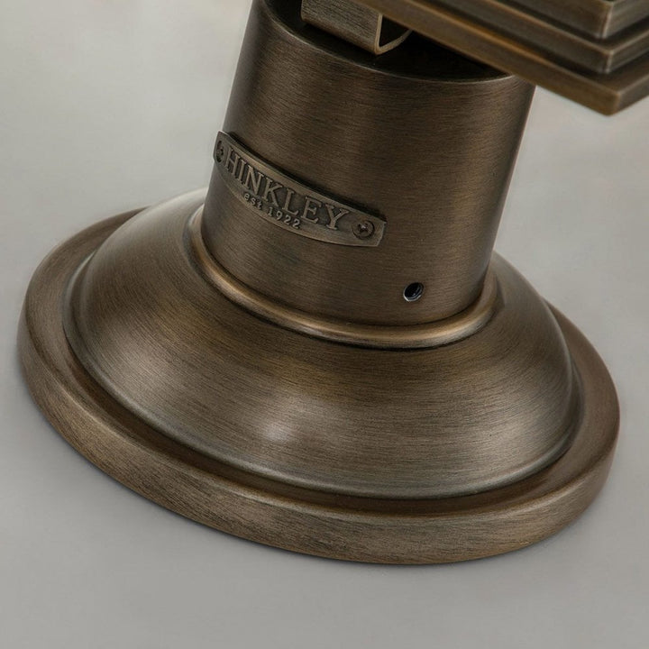 Hinkley QN-GRANT3-L-BU Grant 1 Light Large Pedestal Lantern Burnished Bronze