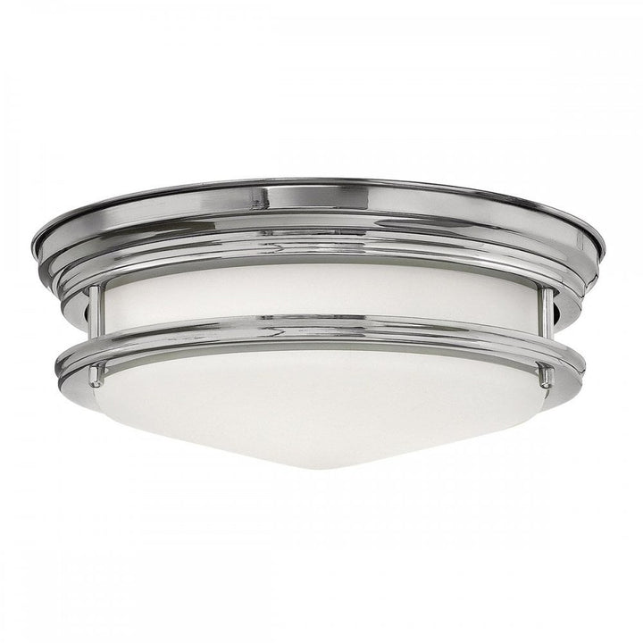 Hinkley QN-HADRIAN-FS-CM-OPAL Hadrian 2 Light Flush - Opal Glass - Chrome