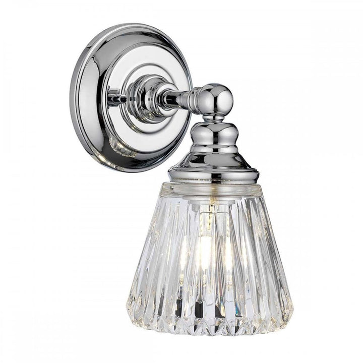 Quintiesse QN-KEYNES1-BATH Keynes 1 Light Wall Light Polished Chrome