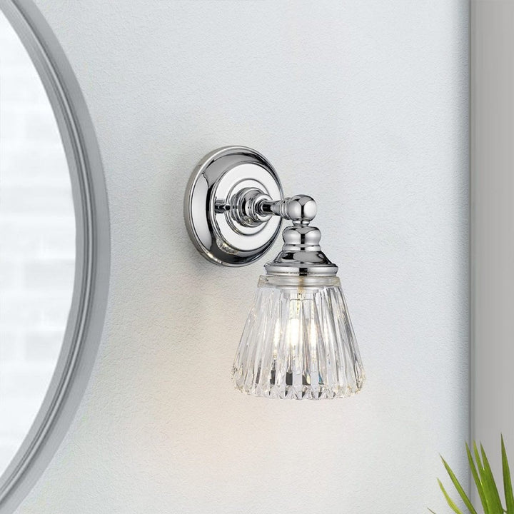 Quintiesse QN-KEYNES1-BATH Keynes 1 Light Wall Light Polished Chrome