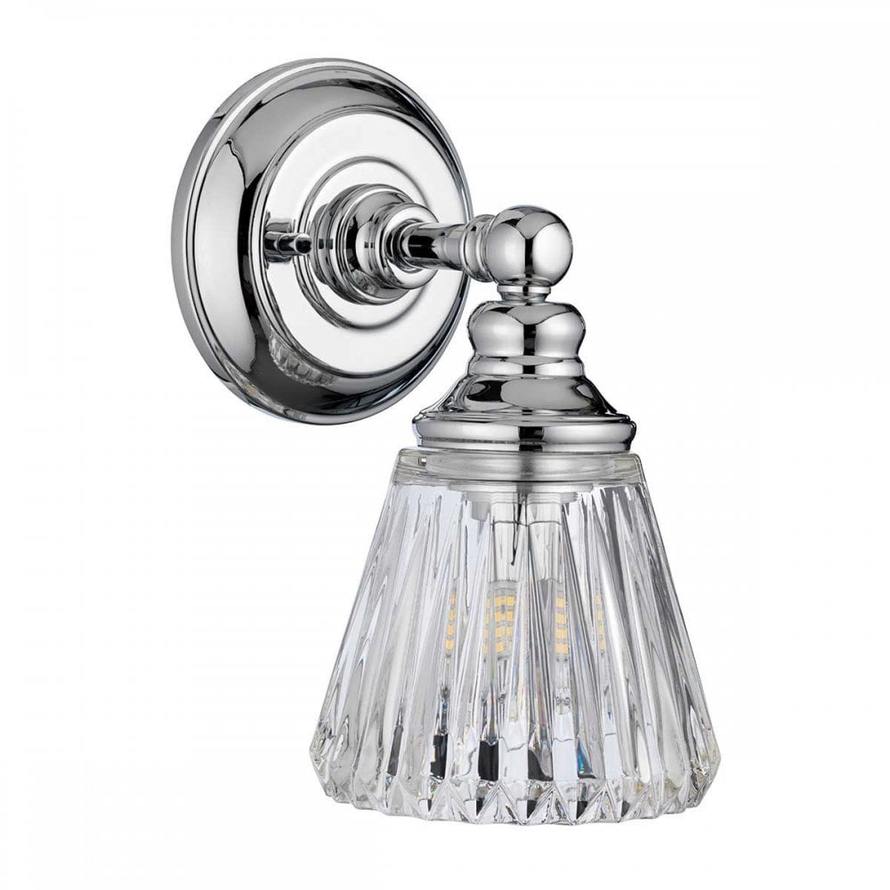 Quintiesse QN-KEYNES1-BATH Keynes 1 Light Wall Light Polished Chrome
