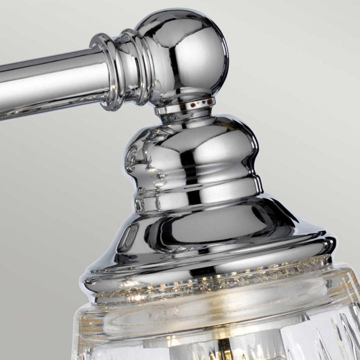 Quintiesse QN-KEYNES2-BATH Keynes 2 Light Wall Light Polished Chrome