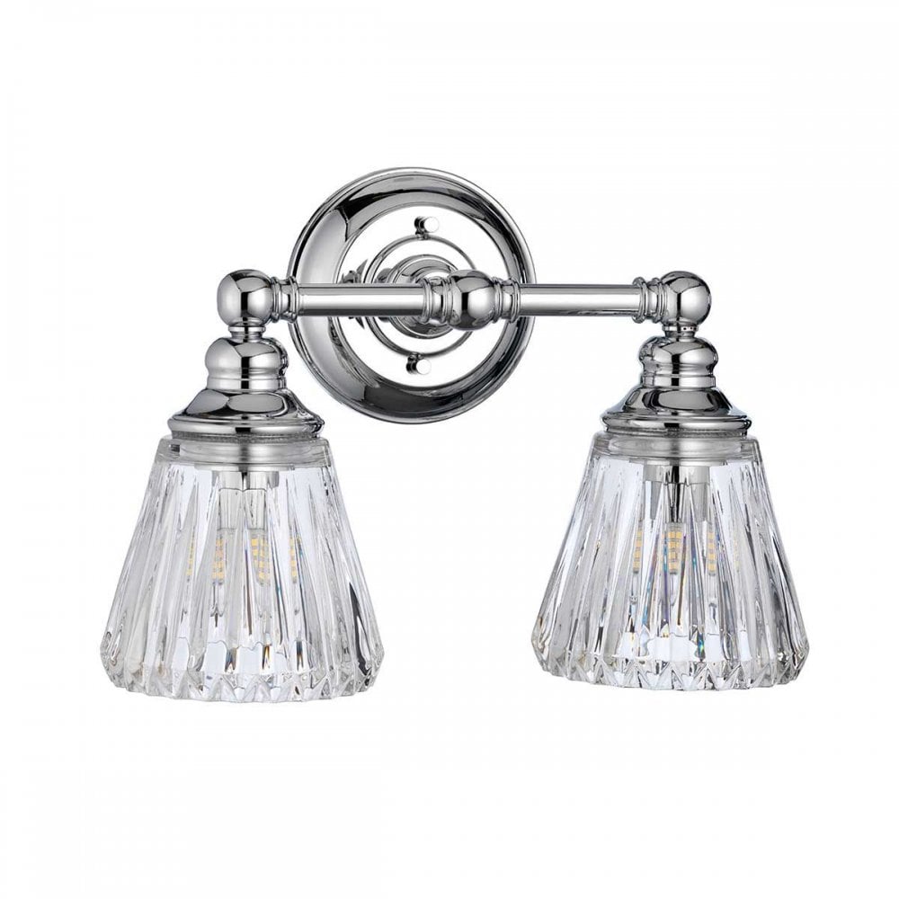 Quintiesse QN-KEYNES2-BATH Keynes 2 Light Wall Light Polished Chrome