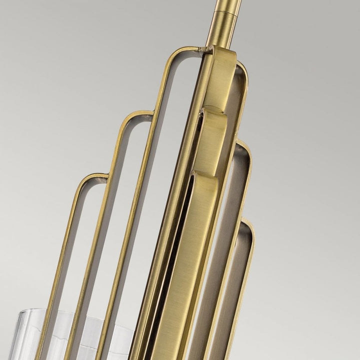 Kichler QN-KIMROSE3-BNB Kimrose 3 Light Chandelier - Brass Brushed Natural Brass