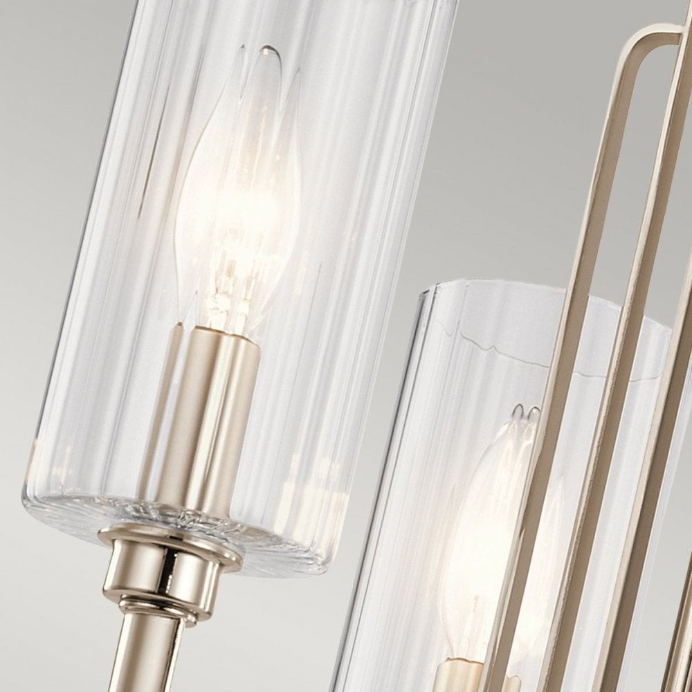 Kichler QN-KIMROSE3-PN Kimrose 3 Light Chandelier - Polished Nickel