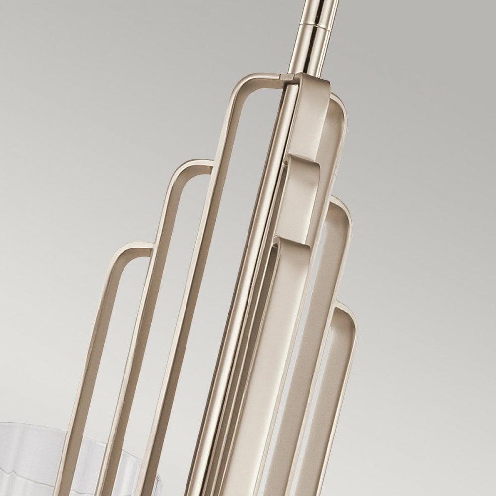 Kichler QN-KIMROSE3-PN Kimrose 3 Light Chandelier - Polished Nickel