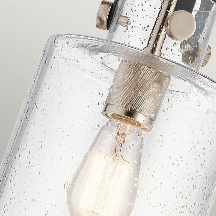 Kichler QN-KITNER-P-PN Kitner 1 Light Pendant - Polished Nickel