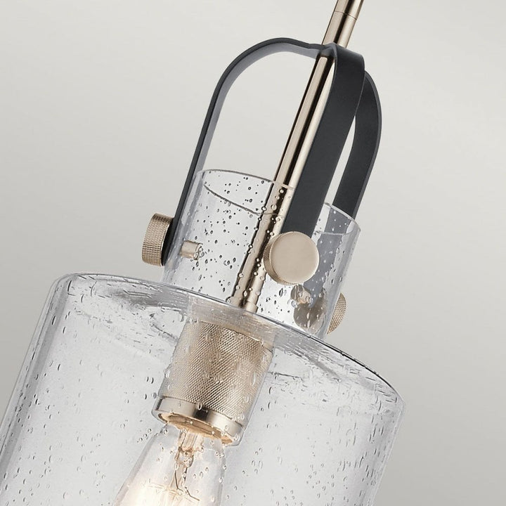 Kichler QN-KITNER-P-PN Kitner 1 Light Pendant - Polished Nickel