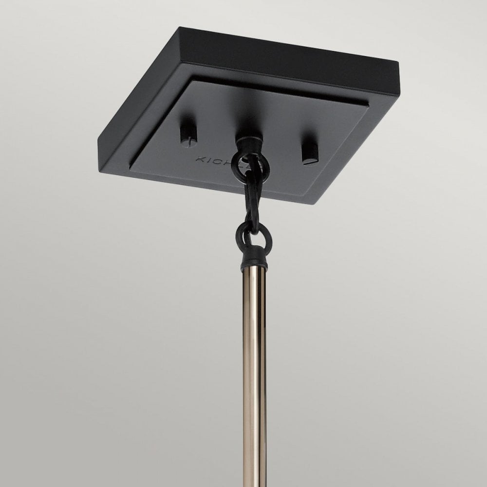 Kichler QN-KITNER-P-PN Kitner 1 Light Pendant - Polished Nickel