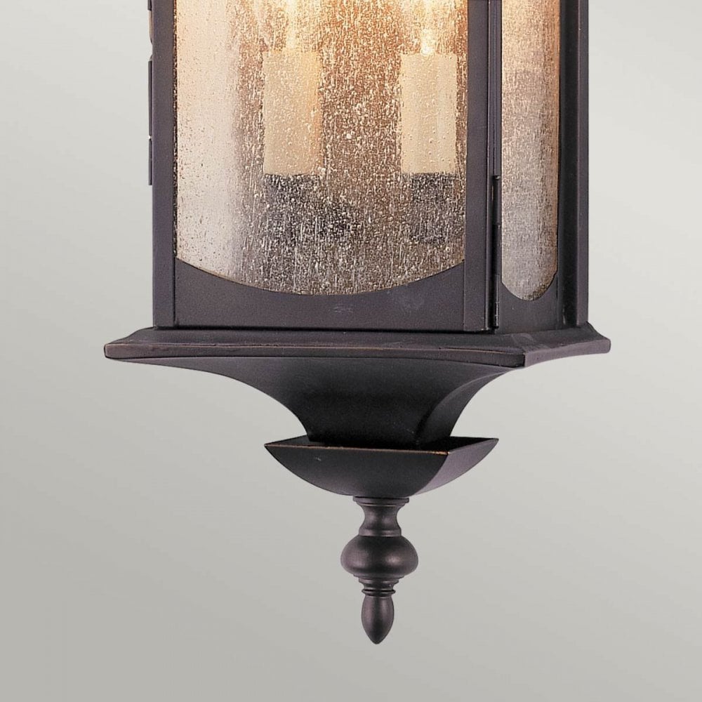 Feiss QN-MARKET-SQUARE-M Market Square 2 Light Wall Light Oil Rubbed Bronze