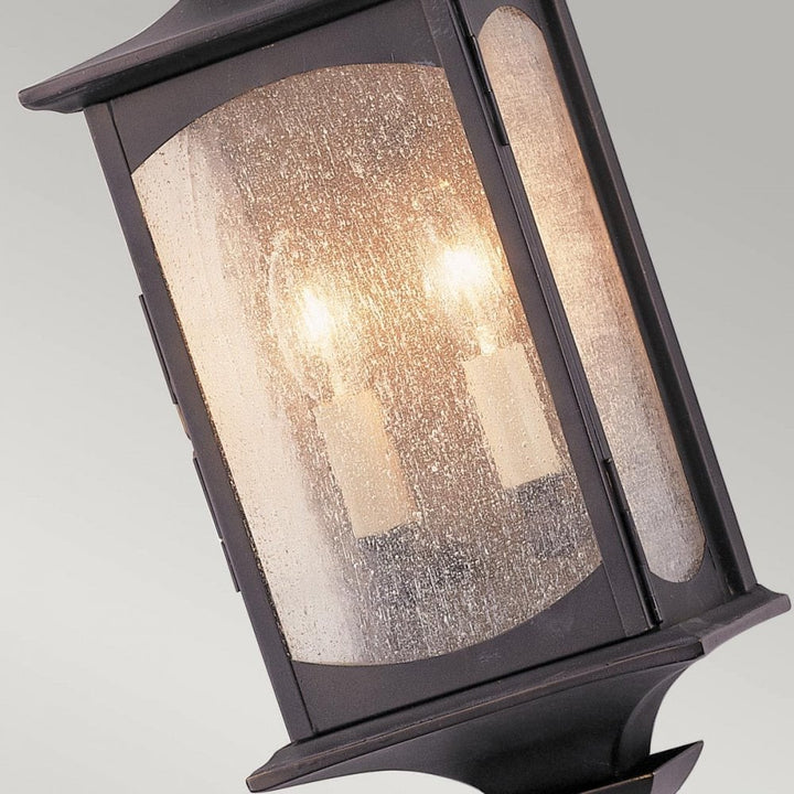 Feiss QN-MARKET-SQUARE-M Market Square 2 Light Wall Light Oil Rubbed Bronze