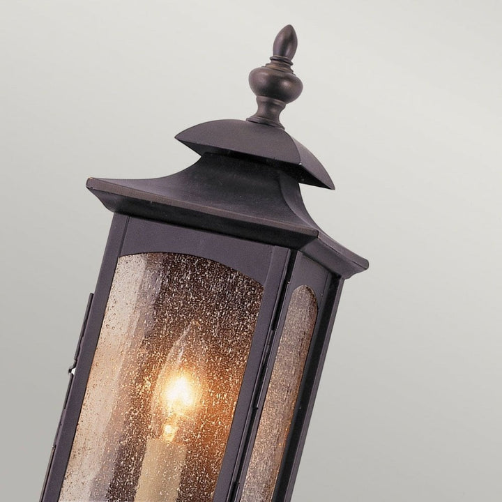 Feiss QN-MARKET-SQUARE-S Market Square 1 Light Wall Light Oil Rubbed Bronze