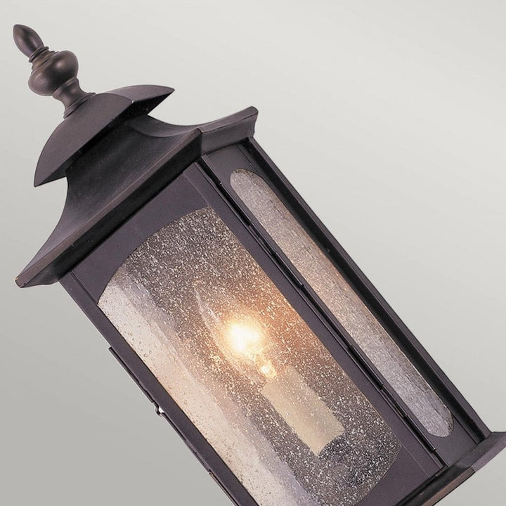 Feiss QN-MARKET-SQUARE-S Market Square 1 Light Wall Light Oil Rubbed Bronze