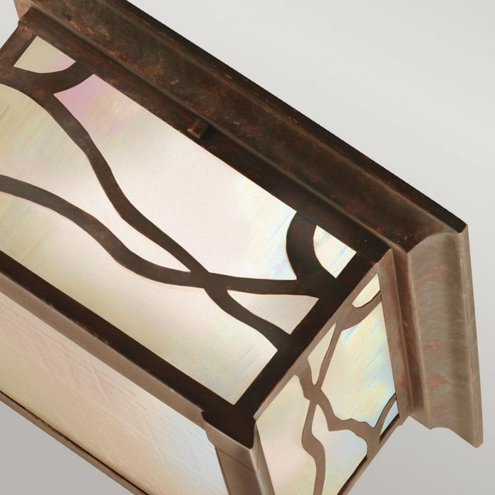 Kichler QN-MORRIS-F Morris 2 Light Flush Distressed Copper