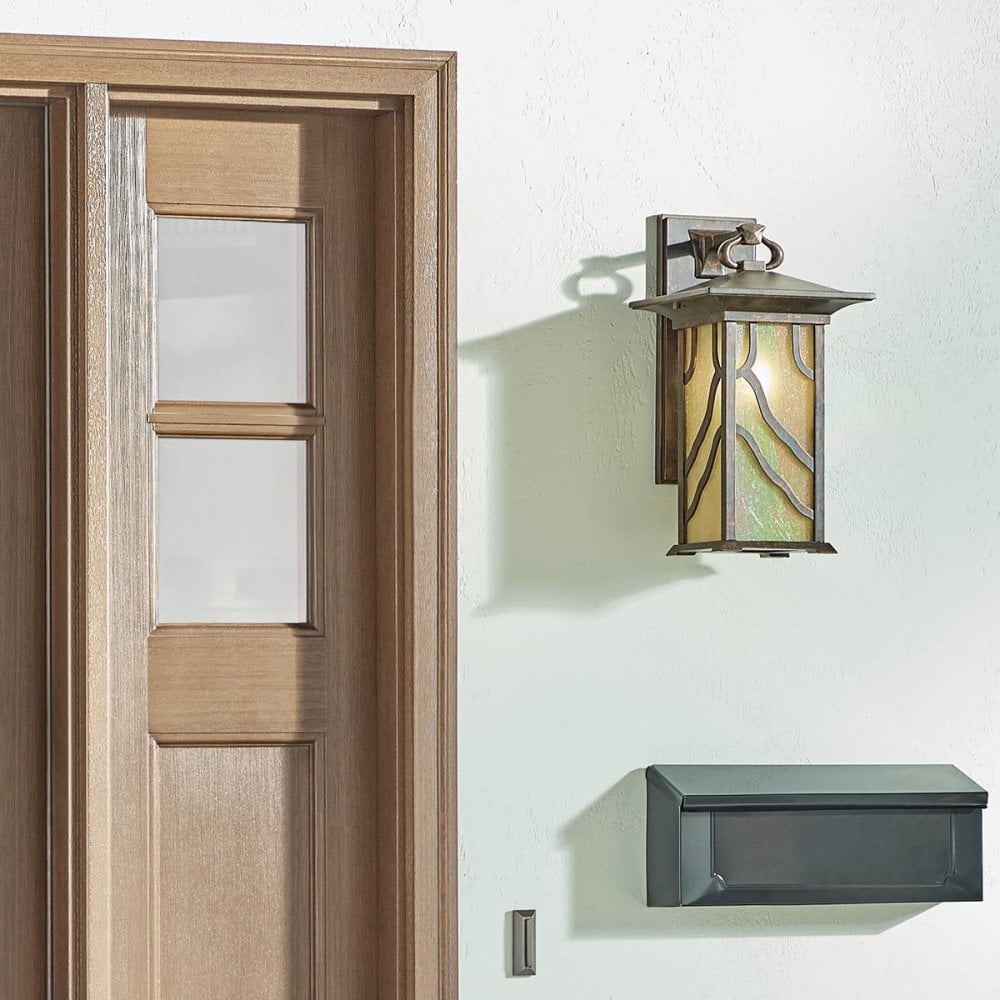 Kichler QN-MORRIS-L Morris 1 Light Large Wall Lantern Distressed Copper