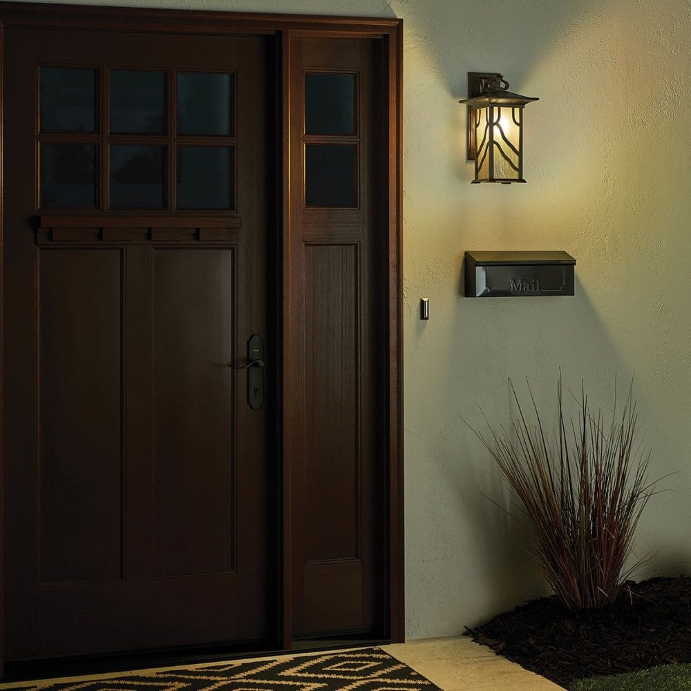 Kichler QN-MORRIS-L Morris 1 Light Large Wall Lantern Distressed Copper