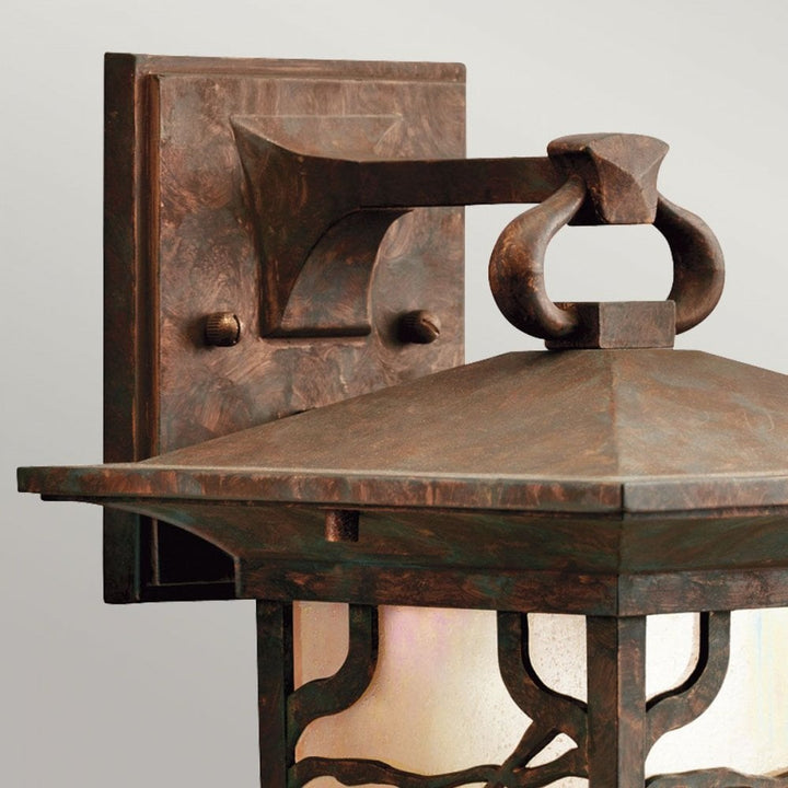 Kichler QN-MORRIS-M Morris 1 Light Medium Wall Lantern Distressed Copper