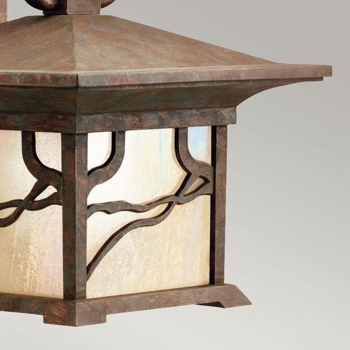 Kichler QN-MORRIS-M Morris 1 Light Medium Wall Lantern Distressed Copper