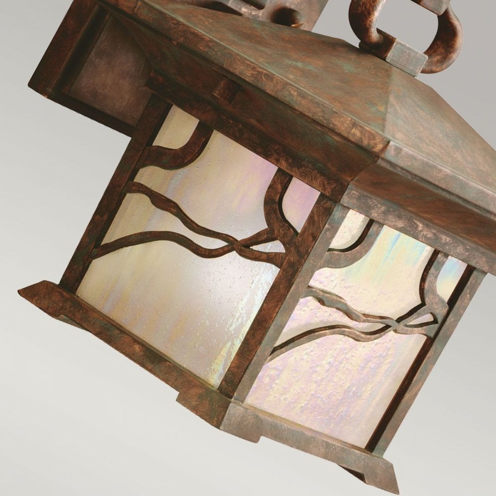 Kichler QN-MORRIS-S Morris 1 Light Small Wall Lantern Distressed Copper