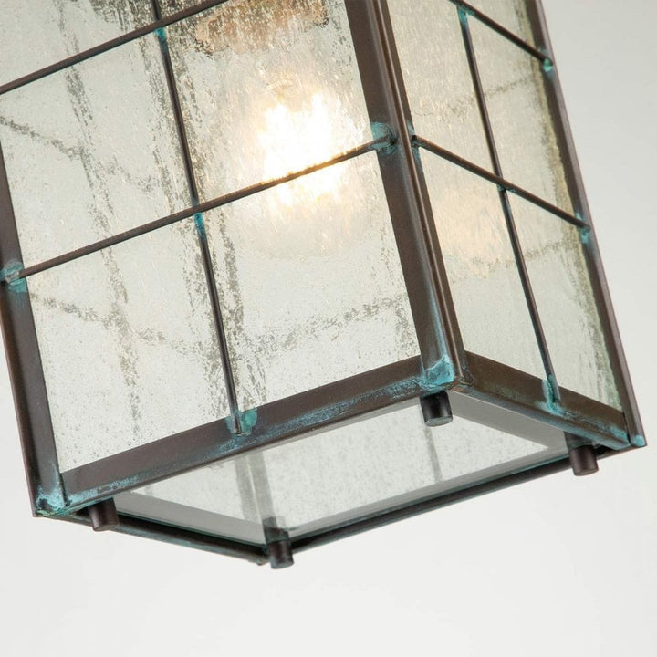 Hinkley QN-NANTUCKET8-M-AS Nantucket 1 Light Medium Chain Lantern Aged Brass