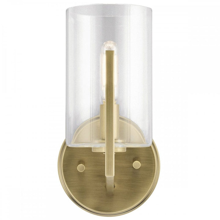 Kichler QN-NYE1-BNB Nye 1 Light Wall Light - Brass Brushed Natural Brass