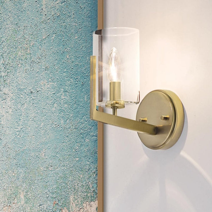 Kichler QN-NYE1-BNB Nye 1 Light Wall Light - Brass Brushed Natural Brass
