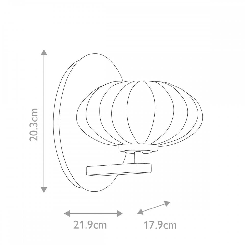 Kichler QN-PIM1-FXG Pim 1 Light Wall Light - Gold